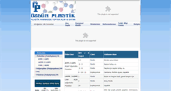Desktop Screenshot of ozgunplastik.gen.tr